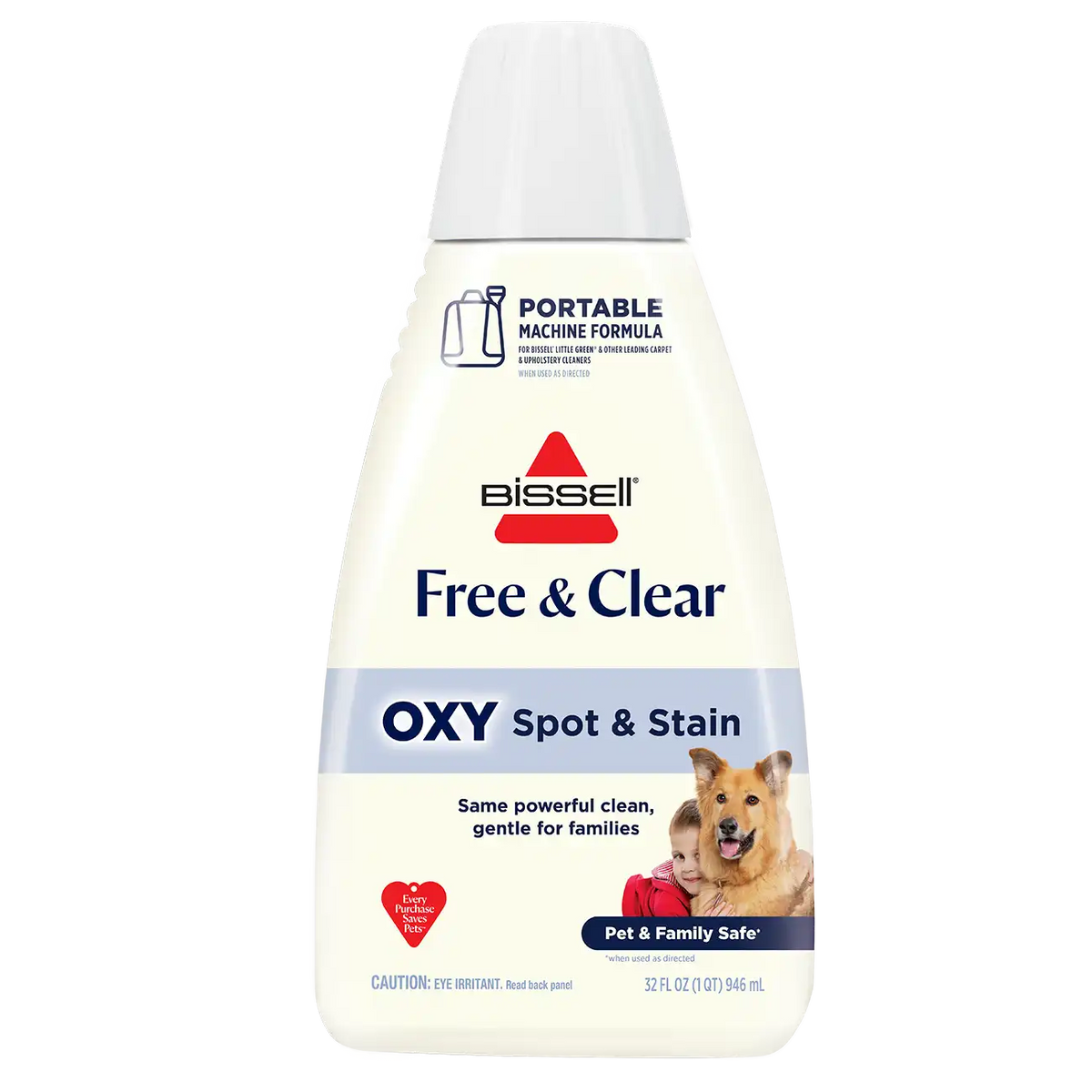 Little Green™ Pet OXY Free & Clear Formula for Portable Carpet Cleaners